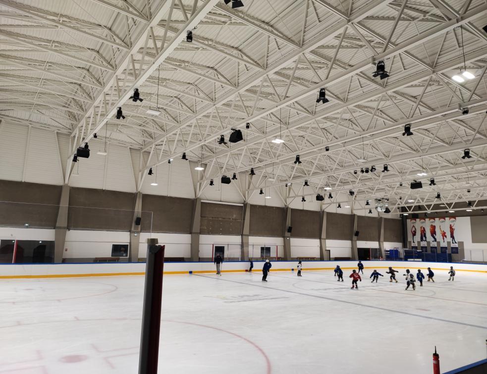 La patinoire du complexe sportif Salvatore Allende à Fontenay-sous-bois