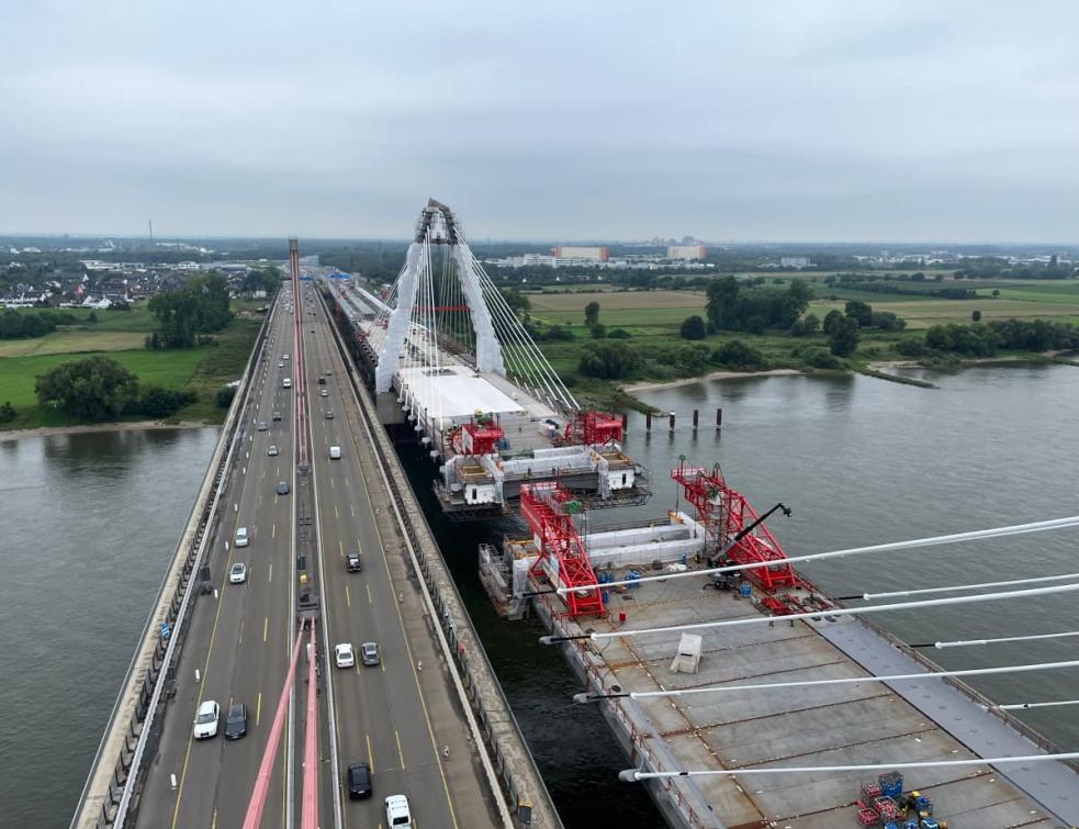 Un nouveau pont à Leverkusen en Allemagne © SEH Engineering GmbH