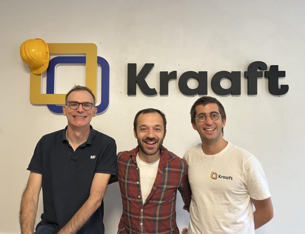 Les trois fondateurs de Kraaft