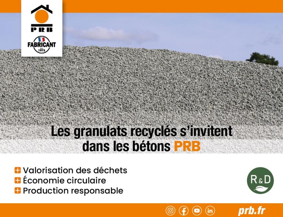 Granulats recyclés PRB