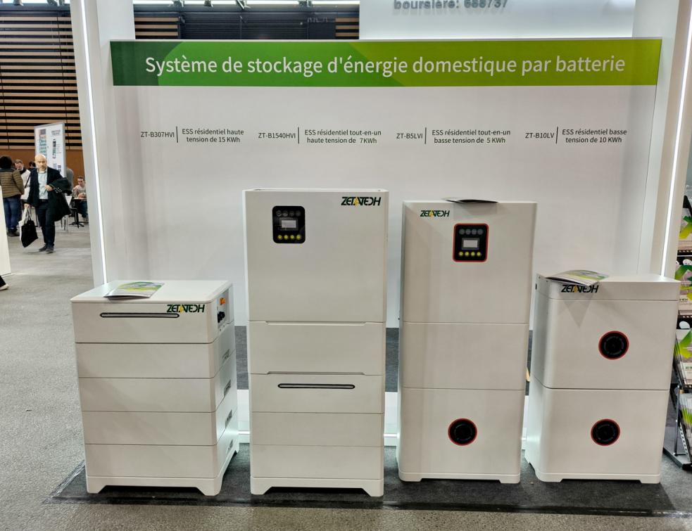 Quatre modèles de stockage d’électricité en batterie sur le stand ZETATECH à Open Energies