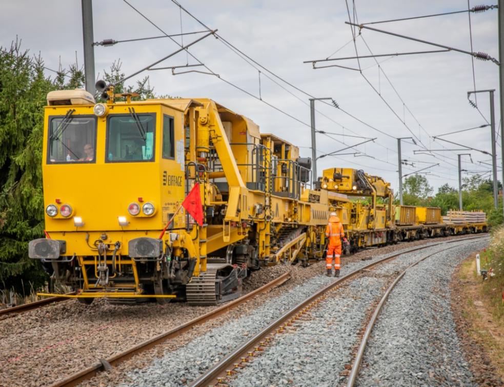 Eiffage Rail et Captrain remportent l'appel d'offres lancé par SNCF Réseau. © Eiffage