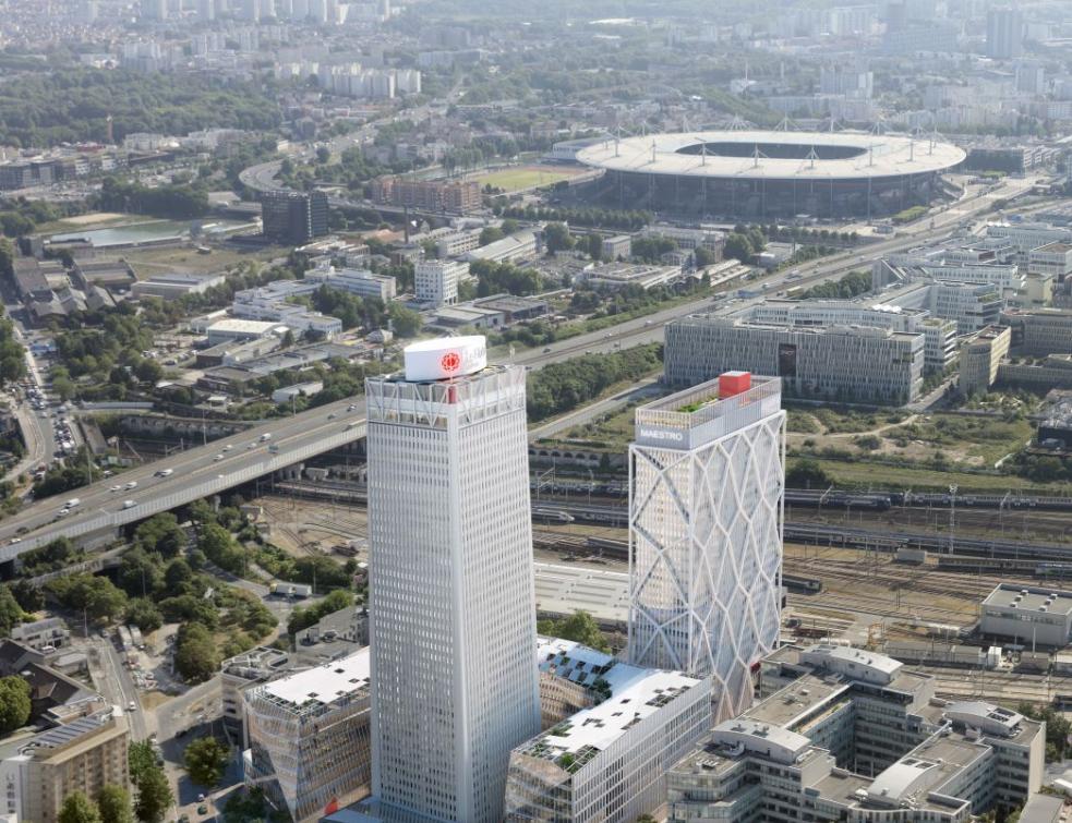 Le H4 Hotel Wyndham et son centre de conférences. © Sretchko Markovic / 163 Ateliers