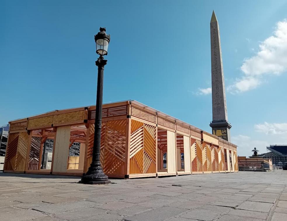 Avec Ephemere Square, les Jeux de Paris sont enfin quand même les Jeux du Douglas. © Max Gautier