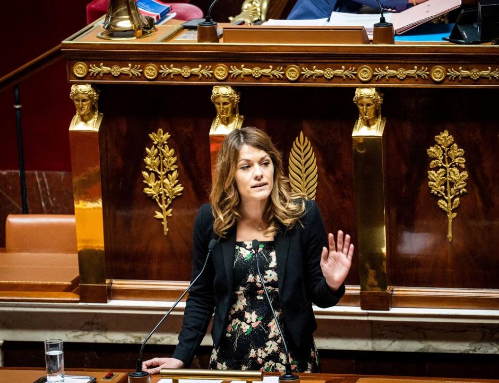 Maud Bregeon à l'Assemblée nationale. © AFP