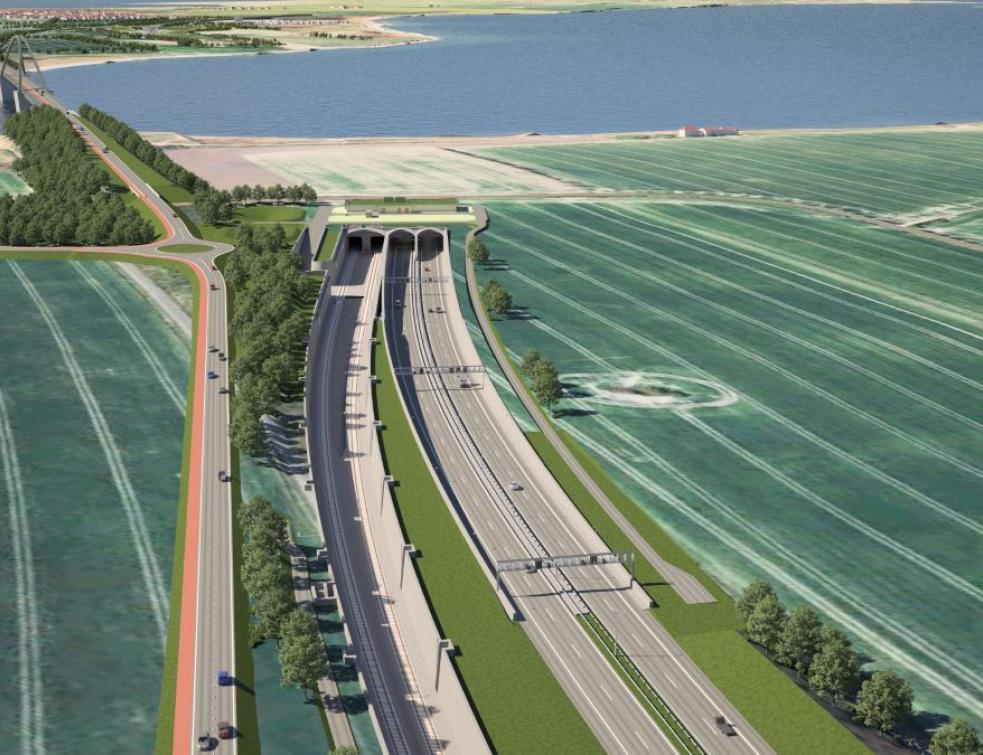Fehmarnbelt, le plus long tunnel immergé du monde. © Deutsche Bahn