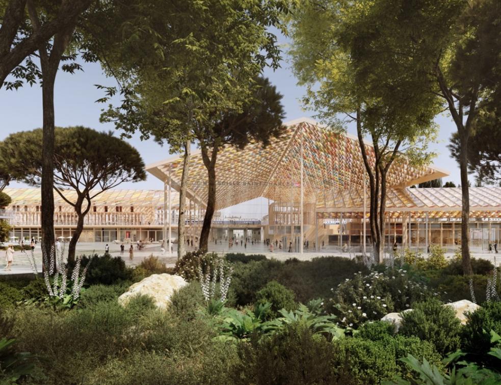 La future gare Sainnt-Charles, à Marseille. © AREP / Jeudi.Wang / Atelier Roberta