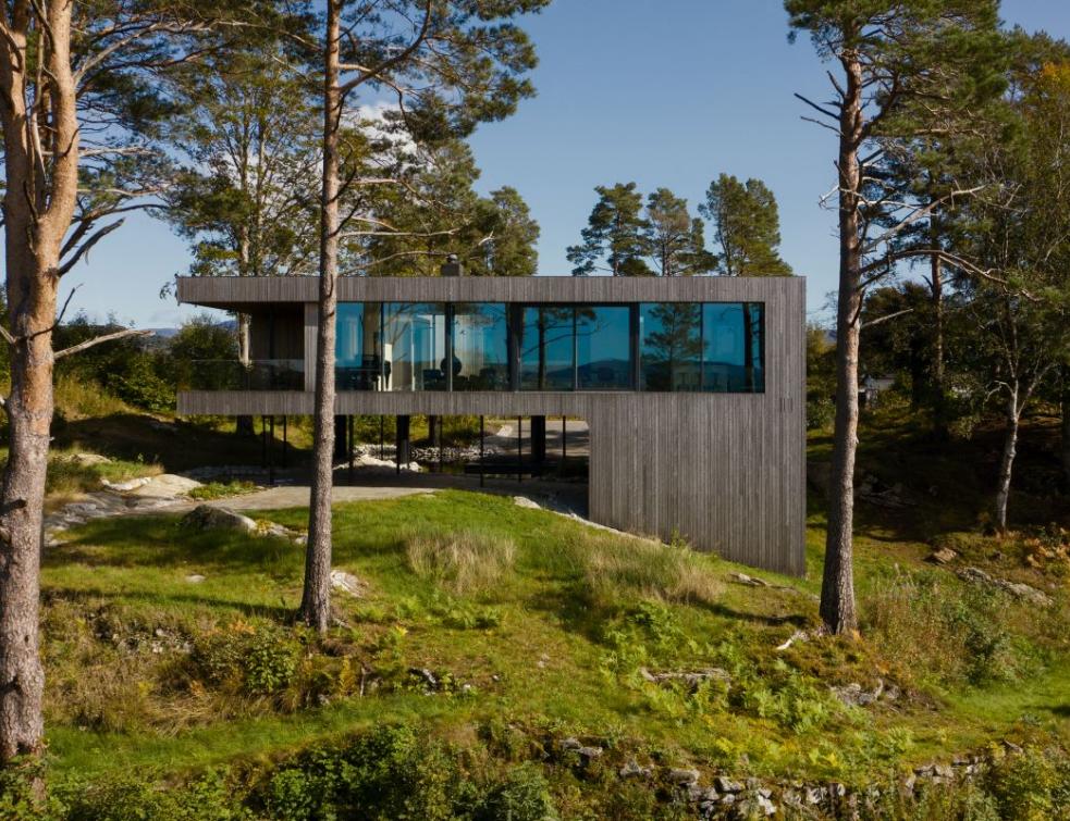 La Villa Greig, une résidence innovante conçue par l'architecte renommé Todd Saunders. © Kebony