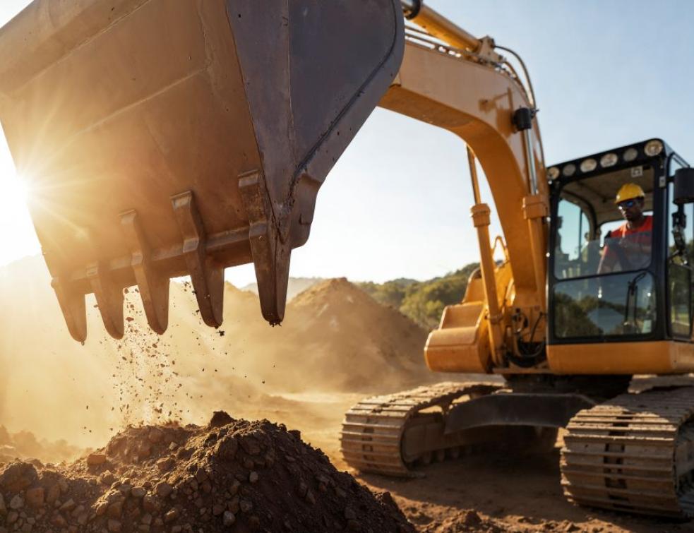 Démantèlement d'un réseau de vols de mini-pelles de chantier. © Freepik