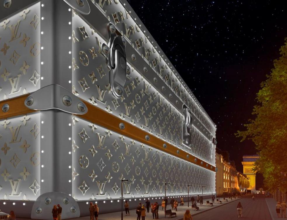 La malle (Louis Vuitton) de la discorde. © Louis Vuitton
