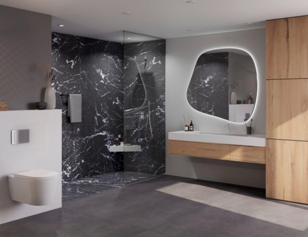 Une salle de bains conçue par Wedi