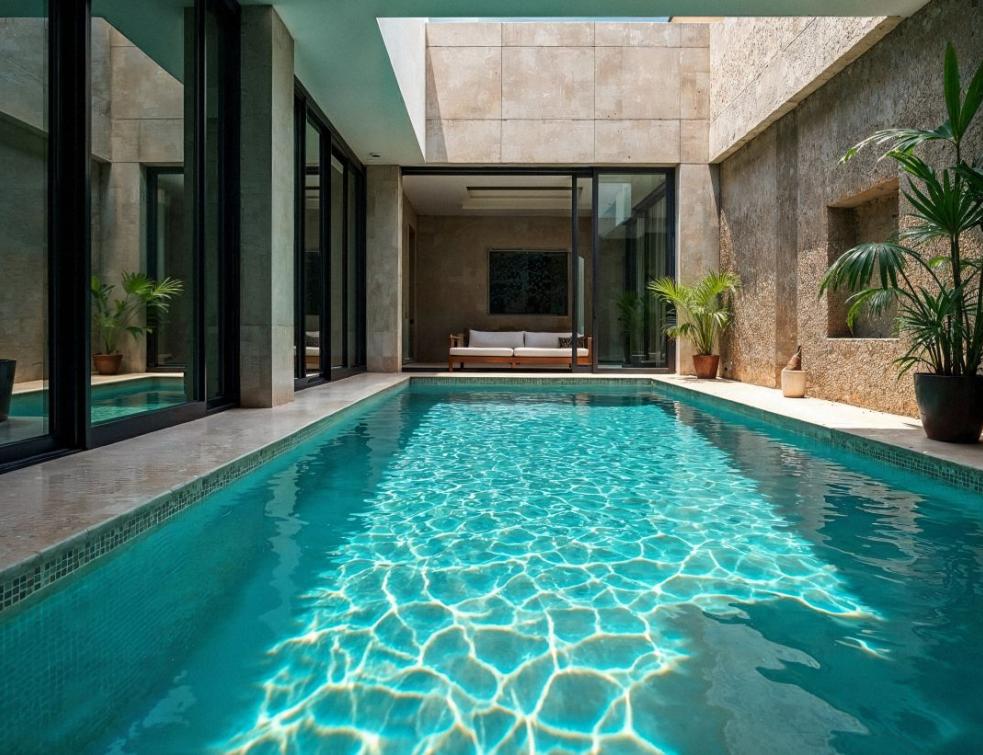Installer une piscine : un projet aux multiples réglementations. © Freepik