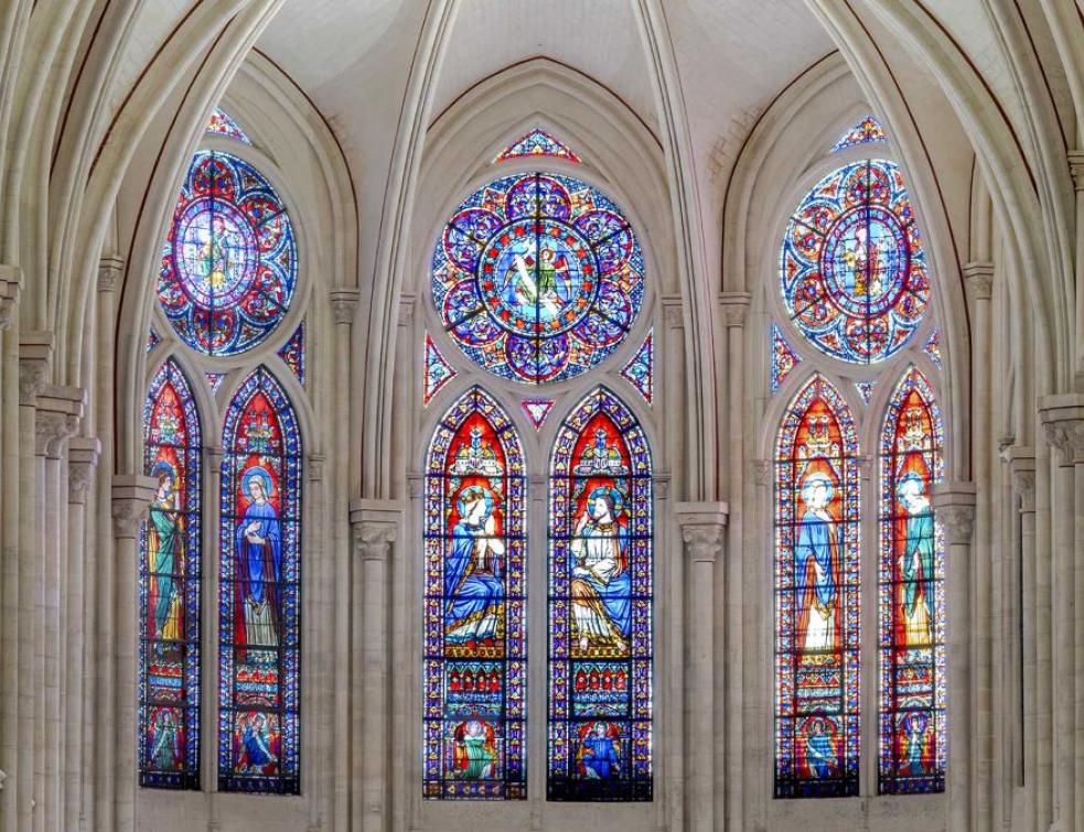Un nouvel ensemble de vitraux va être réalisé pour la cathédrale Notre-Dame de Paris. © Julio Piatti / Notre-Dame-de-Paris