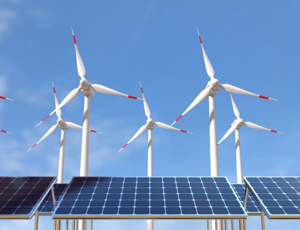 Vote d'un moratoire sur les installations éoliennes et photovoltaïques. © Freepik