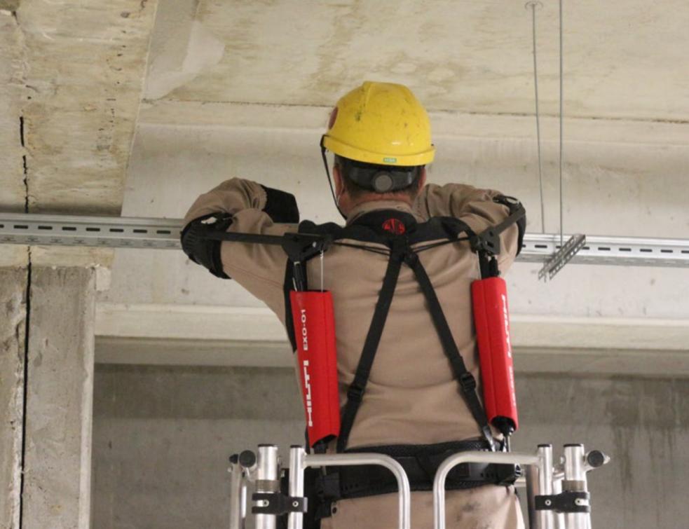 L'exosquelette EXO-S de Hilti. © Hilti