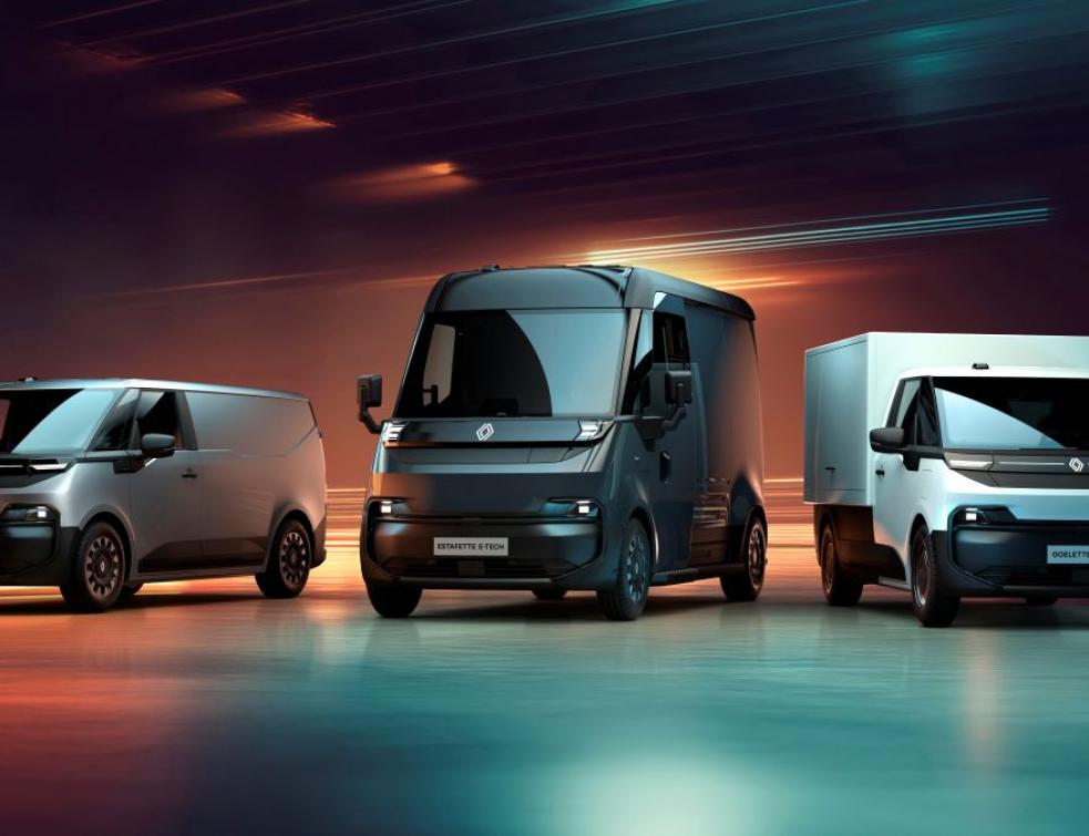 Chez Renault, le trio se nomme Trafic, Goélette et Estafette. © Renault