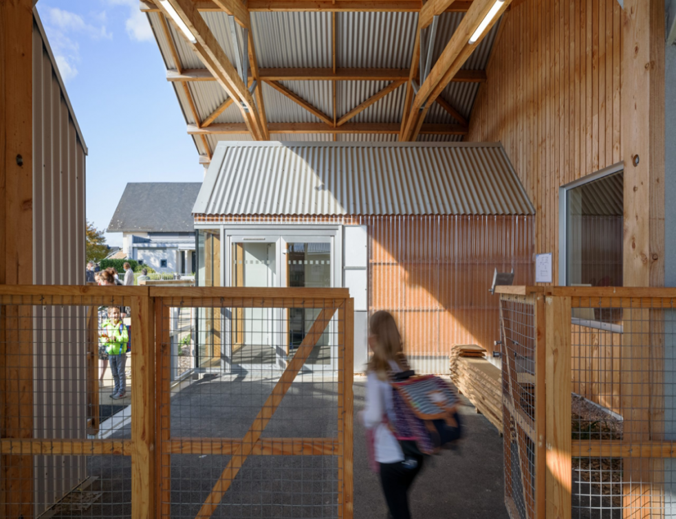Ecole de Baulon (35) – Faro Architectes.  © François Dantart