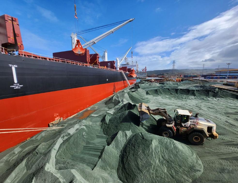 Le sland, une innovation calédonienne née des résidus de l’industrie du nickel. © Doniambo Scories
