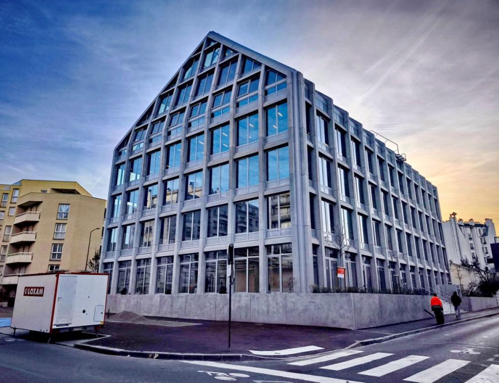 Le nouvel ensemble de bureaux Spotlight à Issy-les-Moulineaux. © Pascal Poggi