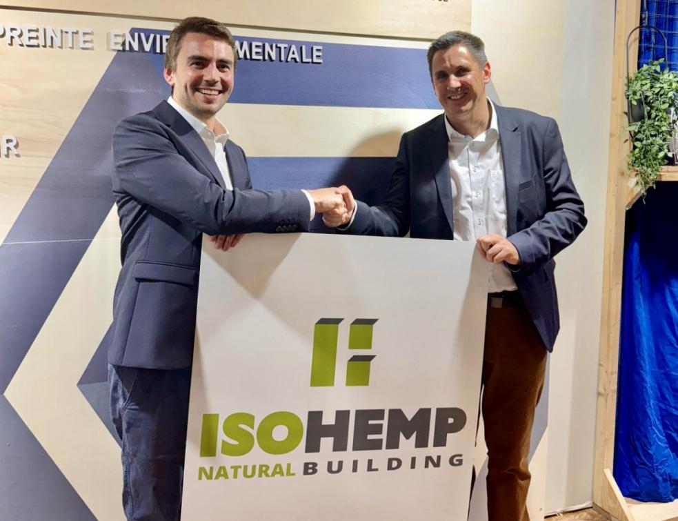 IsoHemp® et Chaux Saint-Astier® signent un partenariat stratégique. ©