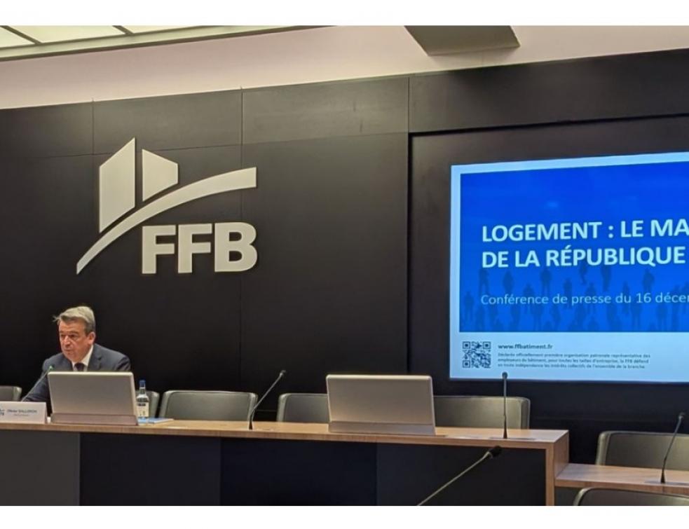 Bâtiment : nouveau recul de l'activité de 4 % en 2025. © Laure Pophillat