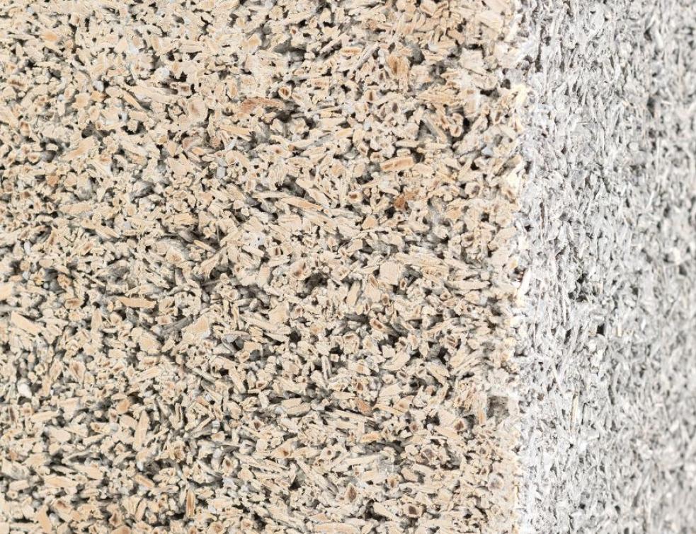 La chape légère biosourcée GRANUMIX de Rector. © Rector