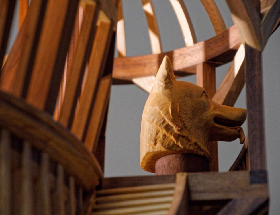 Le Chien-Loup des Compagnons du Tour de France. © Compagnons du Tour de France