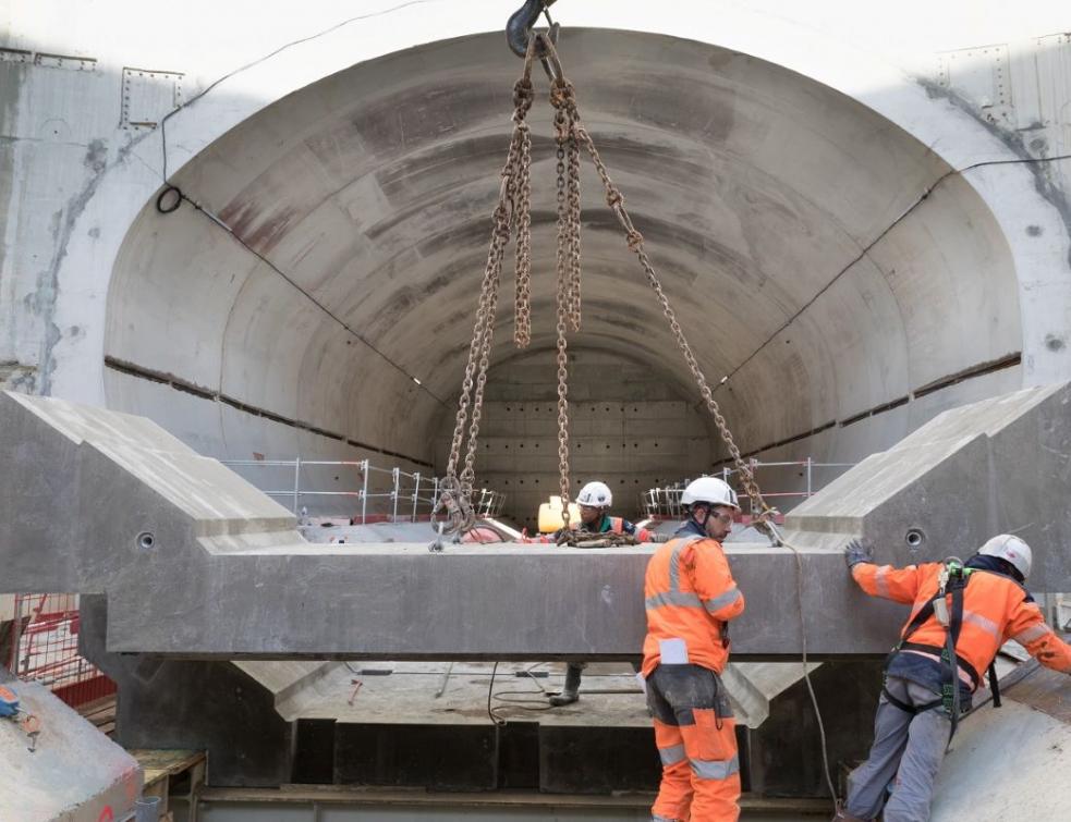 Travaux Publics / chantier de la Ligne 14. © FIB