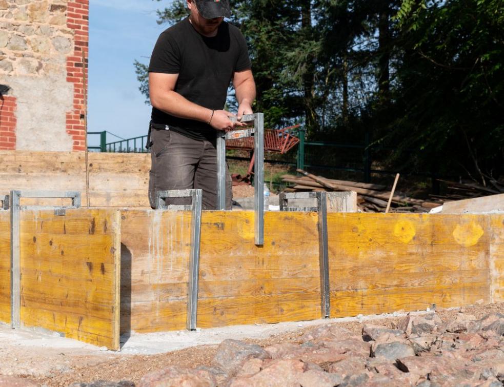 Des longrines plus rapides et faciles à couler avec Mondelin. © Mondelin