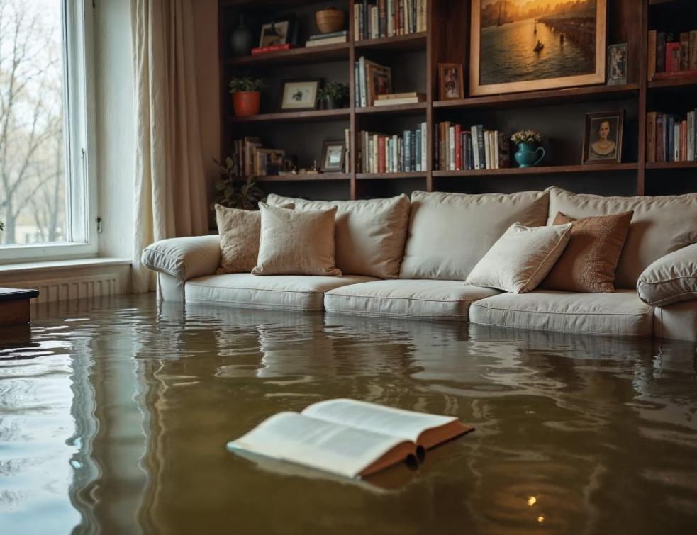 Dégât des eaux : démarches et indemnisation expliquées. © Freepik