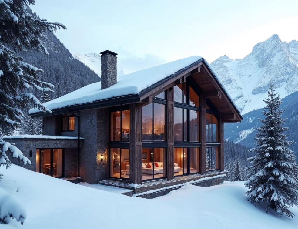 Ubbink présente Multivap® Altus+ pour toitures montagneuses. © Laure Pophillat