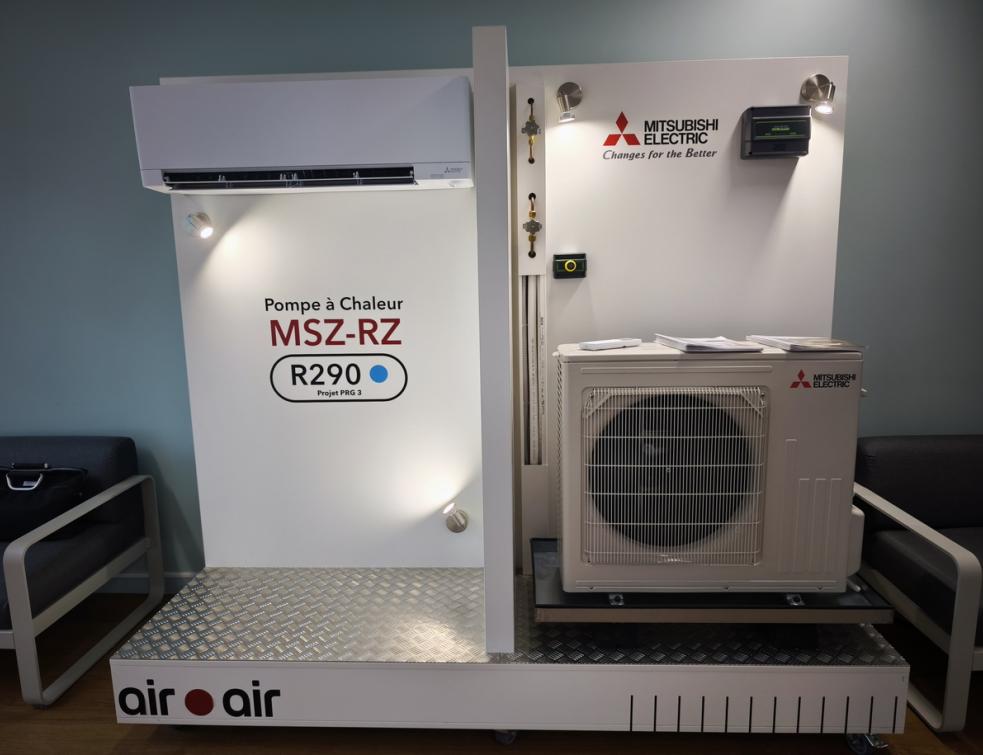 Premier monosplit à détente directe au R290 de Misubishi Electric