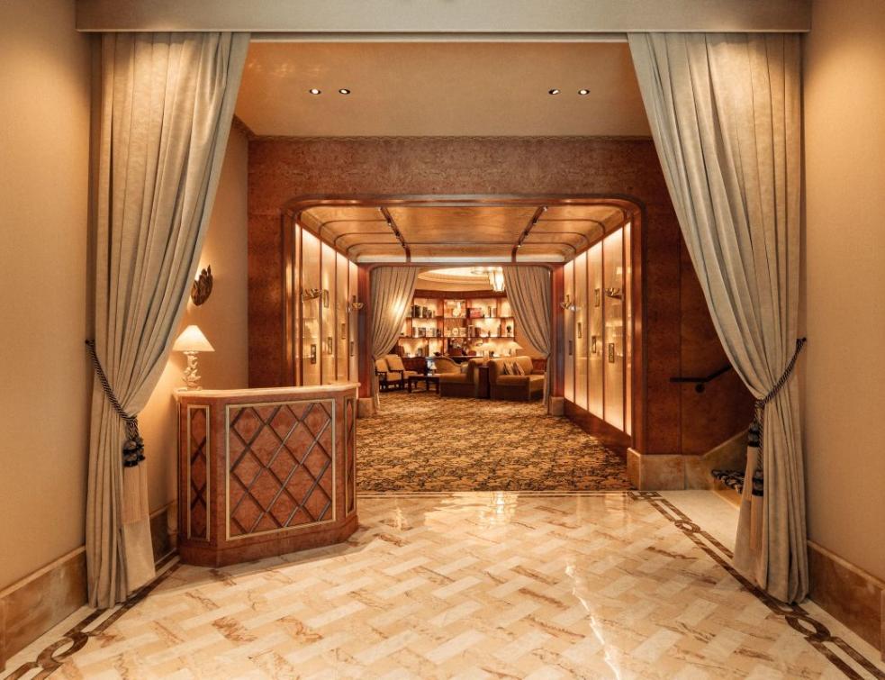 Fouquet’s Paris : les coulisses de la rénovation du lobby. © Mathieu Fiol