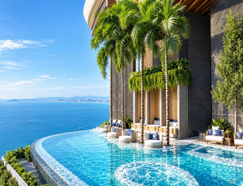 Bouygues Construction bâtit une tour de 239 m en Thaïlande. © Honour Thailand