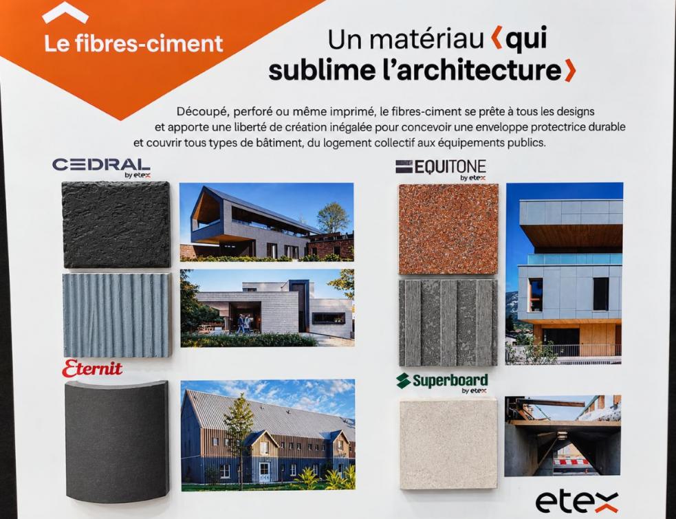 Etex : 7 marques pour décarboner le bâtiment. © Laure Pophillat